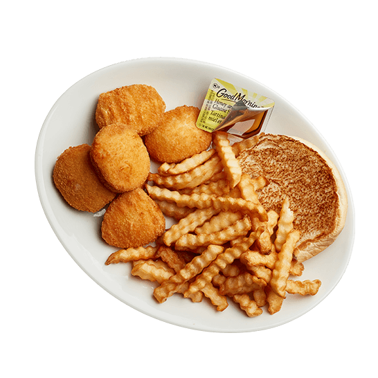 Repas croquettes de poulet pour enfants
